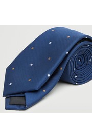Krawat krawat Dots7 kolor granatowy - Answear.com Mango Man