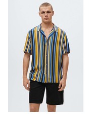 Koszula męska koszula Paraiso męska kolor żółty regular - Answear.com Mango Man