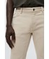 Spodnie męskie Mango Man spodnie Ibiza męskie kolor beżowy proste