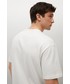 T-shirt - koszulka męska Mango Man T-shirt bawełniany kolor biały gładki