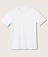 T-shirt - koszulka męska Mango Man T-shirt bawełniany kolor biały gładki