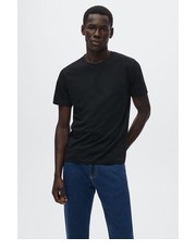 T-shirt - koszulka męska t-shirt bawełniany dziecięcy Cherlo kolor czarny gładki - Answear.com Mango Man