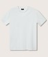 T-shirt - koszulka męska Mango Man t-shirt Strech męski kolor biały gładki