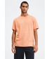 T-shirt - koszulka męska Mango Man t-shirt bawełniany Swim kolor pomarańczowy gładki