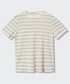 T-shirt - koszulka męska Mango Man t-shirt Limar męski kolor biały wzorzysty