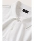 T-shirt - koszulka męska Mango Man polo Amberes męski kolor biały gładki