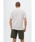 T-shirt - koszulka męska Mango Man polo Amberes męski kolor biały gładki