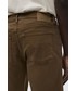 Krótkie spodenki męskie Mango Man szorty jeansowe Nepto męskie kolor brązowy