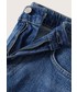 Krótkie spodenki męskie Mango Man szorty jeansowe Jarod męskie kolor turkusowy