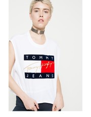 top damski - Top Tommy Jeans 90s DW0DW02615 - Answear.com
