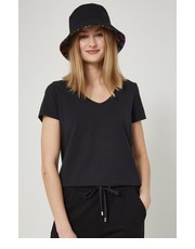 Bluzka t-shirt damski kolor czarny - Answear.com Medicine