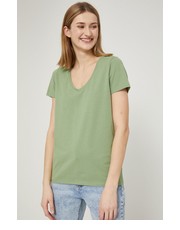 Bluzka t-shirt damski kolor zielony - Answear.com Medicine
