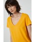 Bluzka Medicine t-shirt damski kolor pomarańczowy