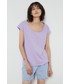 Bluzka Medicine t-shirt bawełniany kolor fioletowy