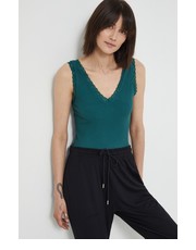 Bluzka top damski kolor zielony - Answear.com Medicine
