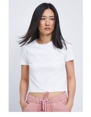 Bluzka t-shirt damski kolor biały - Answear.com Medicine