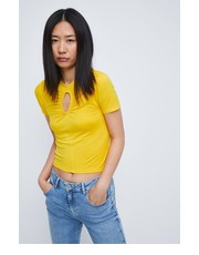 Bluzka t-shirt damski kolor pomarańczowy - Answear.com Medicine