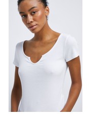 Bluzka t-shirt damski kolor biały - Answear.com Medicine