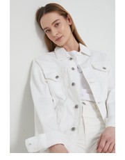 Kurtka kurtka jeansowa damska kolor biały przejściowa - Answear.com Medicine