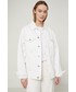 Kurtka Medicine kurtka jeansowa damska kolor biały przejściowa