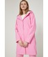 Płaszcz Medicine płaszcz przeciwdeszczowy damski kolor różowy przejściowy