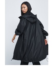 Płaszcz płaszcz damski kolor czarny przejściowy oversize - Answear.com Medicine