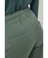 Spodnie Medicine spodnie damskie kolor turkusowy gładkie
