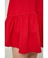 Sukienka Medicine sukienka bawełniana kolor czerwony mini oversize