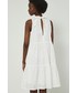 Sukienka Medicine sukienka bawełniana kolor biały mini rozkloszowana