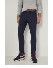 Spodnie męskie spodnie męskie kolor granatowy proste - Answear.com Medicine