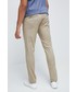 Spodnie męskie Medicine spodnie męskie kolor beżowy w fasonie chinos