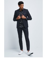 Spodnie męskie spodnie męskie kolor granatowy dopasowane - Answear.com Medicine