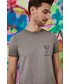 T-shirt - koszulka męska Medicine t-shirt bawełniany kolor szary z nadrukiem
