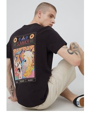 T-shirt - koszulka męska t-shirt bawełniany kolor szary z nadrukiem - Answear.com Medicine