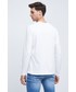 T-shirt - koszulka męska Medicine longsleeve bawełniany kolor biały gładki