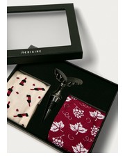 akcesoria - Zestaw prezentowy: skarpetki (2-pack) i korek do wina Gifts - Answear.com