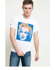 T-shirt - koszulka męska Andy Warhol by Pepe Jeans - T-shirt AM500371 - Answear.com