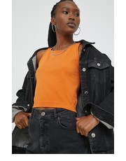 Bluzka top damski kolor pomarańczowy - Answear.com Only