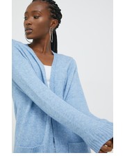 Sweter kardigan damski kolor fioletowy lekki - Answear.com Only