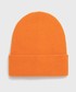 Czapka Only czapka kolor pomarańczowy z cienkiej dzianiny