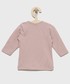 Koszulka Name It Name it longsleeve dziecięcy kolor różowy z nadrukiem