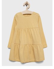 Sukienka dziecięca Name it sukienka dziecięca kolor żółty mini rozkloszowana - Answear.com Name It