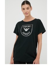Bluzka t-shirt bawełniany kolor czarny - Answear.com Emporio Armani Underwear