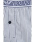 Bielizna męska Emporio Armani Underwear piżama bawełniana kolor granatowy wzorzysta