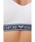Bielizna damska Emporio Armani Underwear biustonosz kolor biały gładki