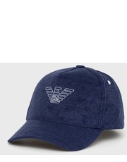 Czapka czapka kolor granatowy z aplikacją - Answear.com Emporio Armani Underwear