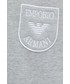 Bluza Emporio Armani Underwear bluza damska kolor szary z aplikacją
