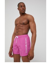 Strój kąpielowy szorty kąpielowe kolor fioletowy - Answear.com Emporio Armani Underwear