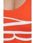 Strój kąpielowy Emporio Armani Underwear jednoczęściowy strój kąpielowy kolor pomarańczowy lekko usztywniona miseczka