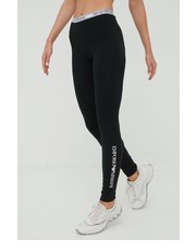 Legginsy legginsy damskie kolor czarny z nadrukiem - Answear.com Emporio Armani Underwear